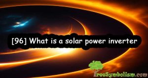 [96] What is a solar power inverter