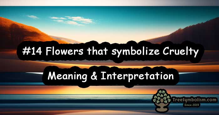 #14 Flowers that symbolize Cruelty - Meaning & Interpretation